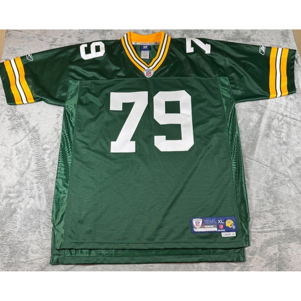 Reebok GREEN BAY PACKERS Paul Ott 79 NFL Jersey - Size XL